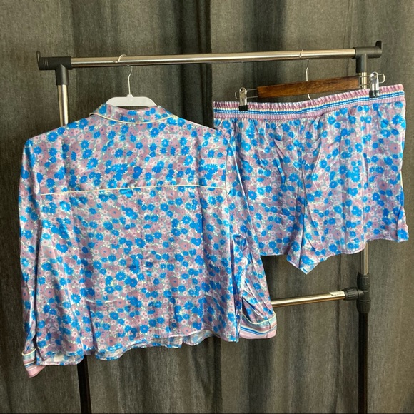 Free People Pillow Talk Silky Satin PJ Pajama Set NEW WITH TAGS - Picture 12 of 14